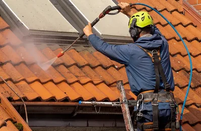 Démoussage et hydrofuge de toiture à Saintigny